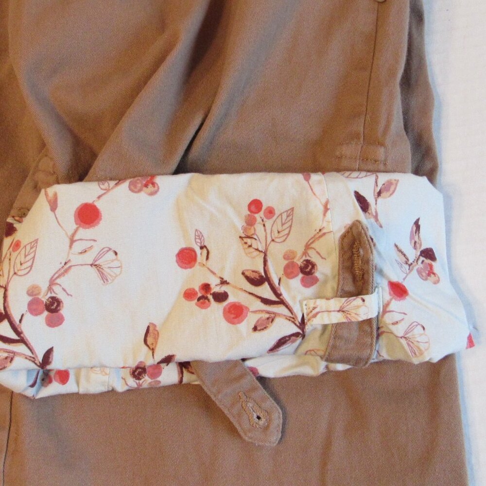 Quest Convertible Hiking Athletic Mid Rise Sport Brown Button Tab Pants Size 12 - Picture 7 of 9